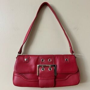 Y2K Wilson’s Red Leather Shoulder Bag